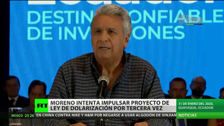 Lenín Moreno intenta impulsar proyecto de ley de dolarización por tercera vez