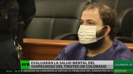 Evaluarán la salud mental del sospechoso del tiroteo en Colorado
