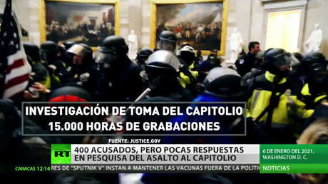 400 acusados y pocas respuestas en la investigación por el asalto al Capitolio de EE.UU.