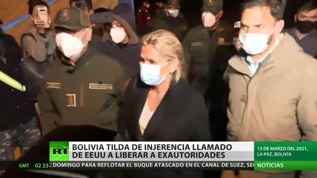 Bolivia tilda de injerencia el llamado de EE.UU. a liberar a Jeanine Áñez y a sus exministros