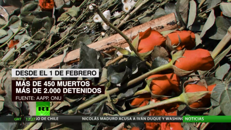 Myanmar: Casi 500 muertos en enfrentamientos con las fuerzas del orden desde el golpe militar del 1 de febrero