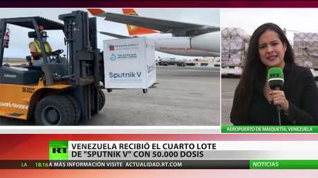 Venezuela recibió el cuarto lote de Sputnik V con 50.000 dosis