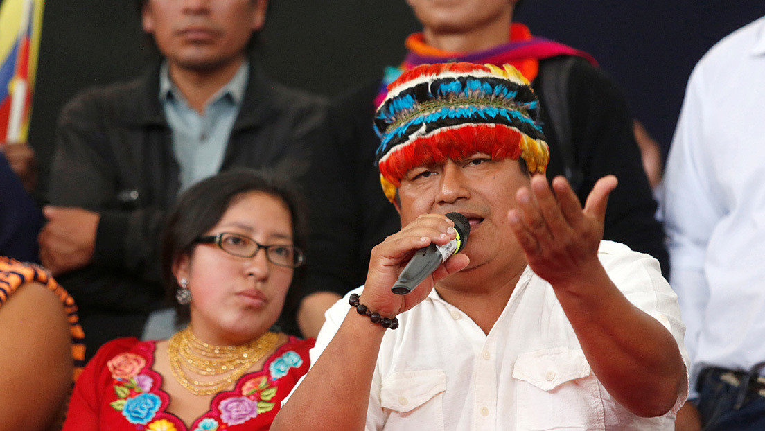 El movimiento Pachakutik de Ecuador expulsa de sus filas al líder de las protestas de octubre de 2019 por su apoyo a Arauz
