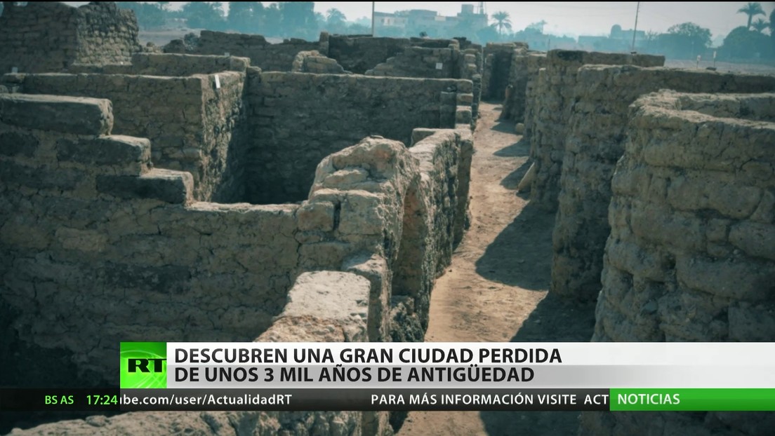 Descubren en Egipto una gran ciudad perdida de unos 3.000 años de antigüedad