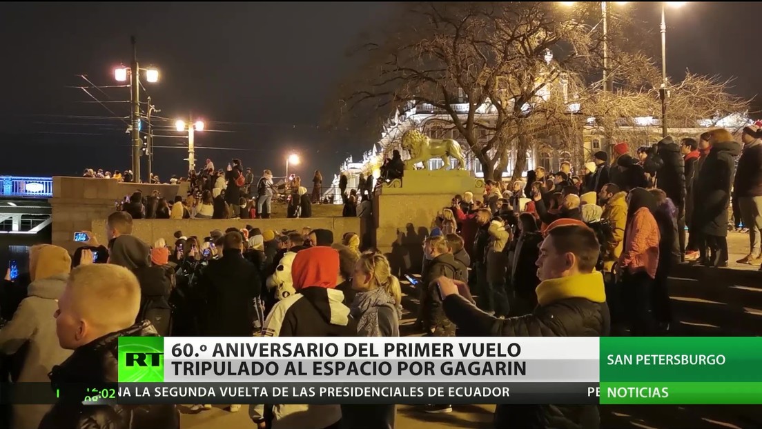 60.º aniversario del primer vuelo tripulado al espacio por Yuri Gagarin