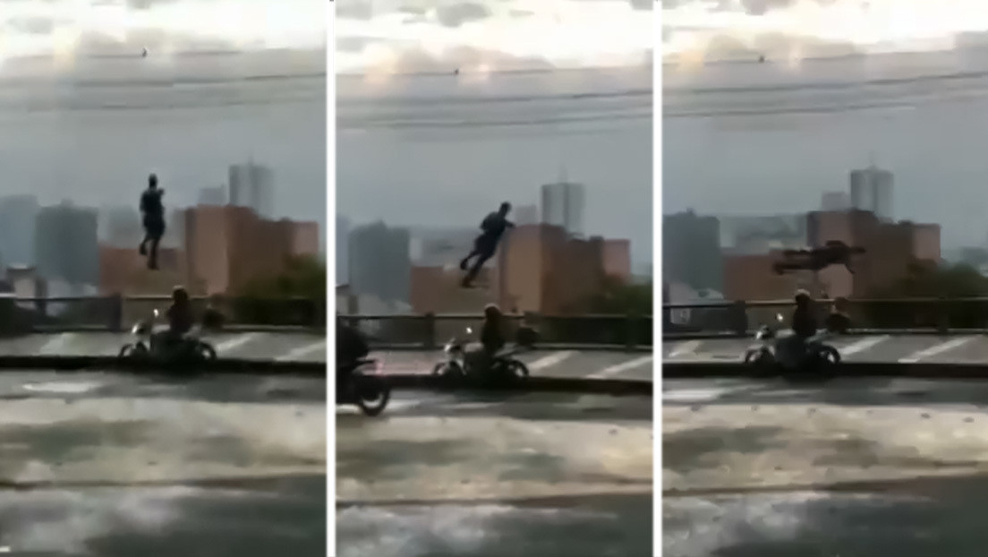 VIDEO: Indígenas Misak derriban una estatua del conquistador español Sebastián de Belalcázar durante el paro nacional en Colombia