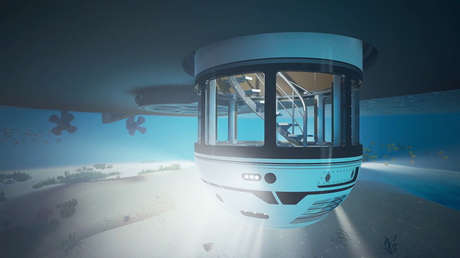 VIDEO: Presentan un superyate con una cápsula submarina que permite sentirse 'como pez en el agua'