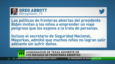 EE.UU.: El gobernador de Texas advierte de los riesgos de las fronteras abiertas