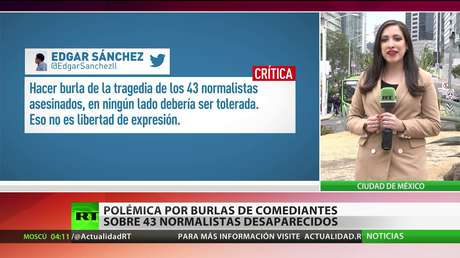 Burlas de comediantes acerca de los 43 normalistas desaparecidos desatan polémica en México