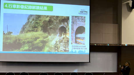 Momento exacto del choque del tren taiwanés que dejó decenas de muertos y cientos de heridos, desde la cabina del maquinista