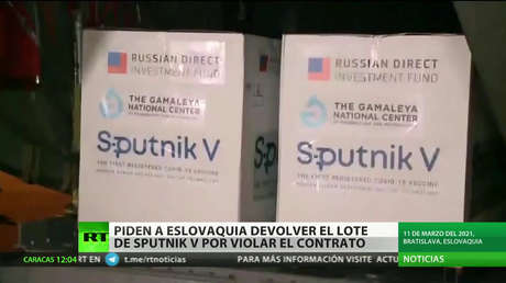 Piden a Eslovaquia devolver el lote de Sputnik V por violar el contrato