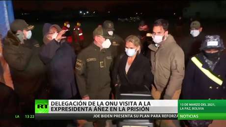 Delegación de la ONU visita en prisión a la expresidenta autoproclamada de Bolivia, Jeanine Áñez