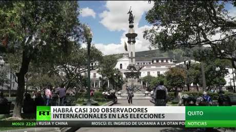 Casi 300 observadores internacionales participarán en las elecciones de Ecuador