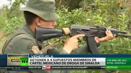 Detienen en Venezuela a 4 supuestos miembros del Cártel de Sinaloa