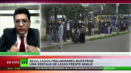 Experto afirma que "una tendencia se mantiene" en el resultado de las elecciones en Ecuador, que aún es preliminar