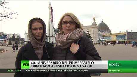 Así celebra Rusia la hazaña de Yuri Gagarin en el 60.º aniversario de su viaje al espacio