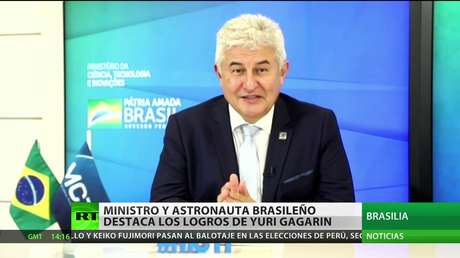 Ministro y astronauta brasileño destaca los logros de Yuri Gagarin
