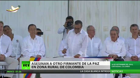 Asesinan a otro firmante del acuerdo de paz en una zona rural de Colombia