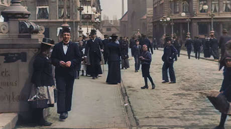 Restauran a color y en alta calidad raras imágenes de Dinamarca de hace más de un siglo (VIDEOS)