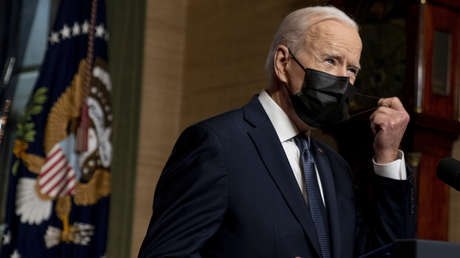 VIDEO: Biden confunde el apellido de Putin y la palabra "escalada" con "vacunación" durante su anuncio de las nuevas sanciones contra Rusia