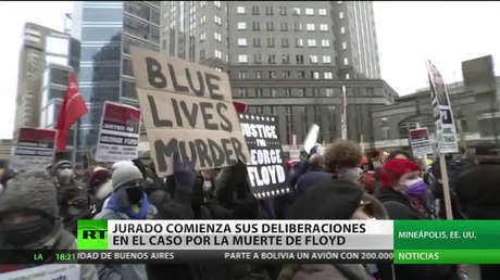 Fuerzas de seguridad de EE.UU. se preparan para una nueva ola de protestas a la espera del veredicto en el juicio de la muerte de George Floyd