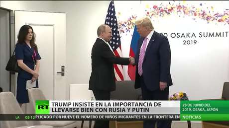 Trump insiste en la importancia de mantener buenas relaciones con Rusia y Putin
