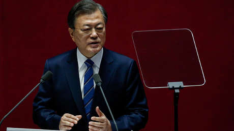 El presidente de Corea del Sur instó a Estados Unidos a iniciar negociaciones con Corea del Norte