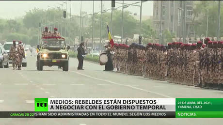 Reportan que rebeldes están dispuestos a negociar con el Gobierno temporal en Chad
