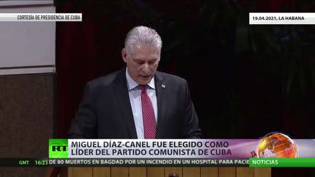 Miguel Díaz-Canel, elegido líder del Partido Comunista de Cuba