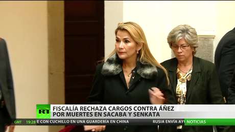 Fiscalía de Bolivia rechaza los cargos contra Áñez por muertes en Sacaba y Senkata