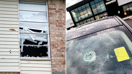 FOTOS, VIDEOS: Una granizada 'gorila' con enormes bolas de hielo causa destrozos en el sur de EE.UU.