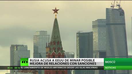 Rusia acusa a EE.UU. de minar una posible mejora de relaciones con sanciones