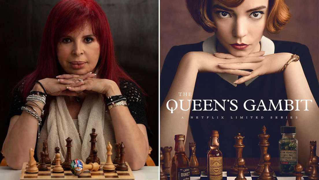 La candidata de Morena a gobernadora de Campeche copia la imagen de 'Gambito de Dama' para promocionar un debate y estallan las redes