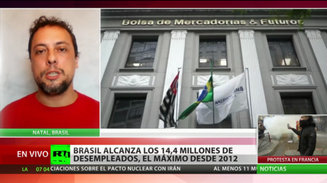 Brasil alcanza los 14,4 millones de desempleados, su nivel máximo desde 2012