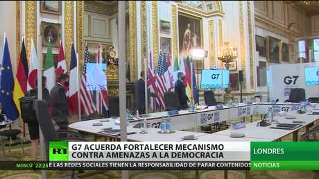El G7 acuerda fortalecer mecanismo contra las amenazas a la democracia