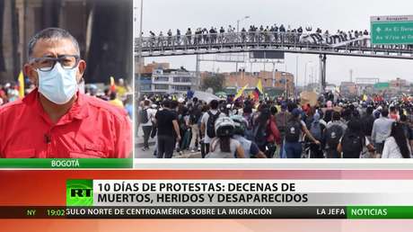 10 días de protestas en Colombia; decenas de muertos, heridos y desaparecidos