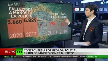 Controversia en Brasil por una redada policial en Río de Janeiro que dejó 29 muertos
