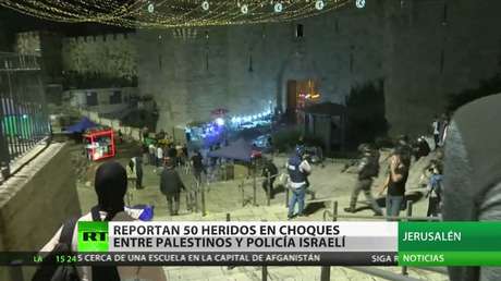 50 heridos en choques entre palestinos y las fuerzas de seguridad de Israel