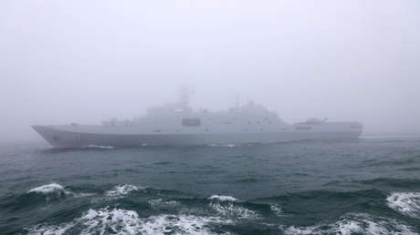 VIDEO: Un nuevo buque anfibio de transporte chino participa en unos ejercicios y se espera que forme una "asociación poderosa" con otra nave del país