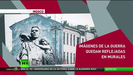 Imágenes de la Gran Guerra Patria quedan reflejadas en murales