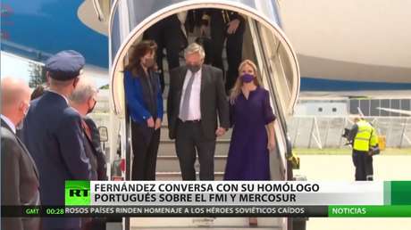 Presidente de Argentina conversa con su homólogo portugués sobre el FMI y Mercosur