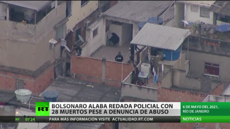 Bolsonaro felicita a la Policía por la redada que dejó 28 muertos en Río de Janeiro pese a las denuncias de abuso