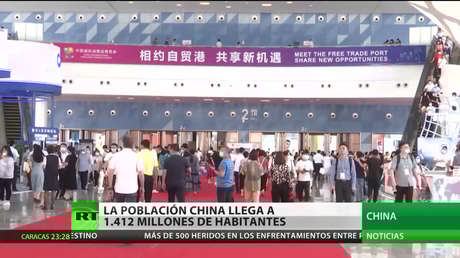 La población china llega a los 1.412 millones de habitantes