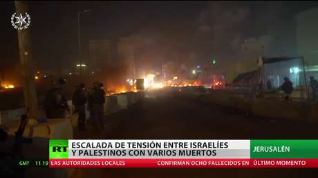 Escalada de tensión entre israelíes y palestinos deja decenas de muertos