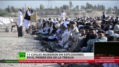 Al menos 11 civiles mueren por explosiones en Afganistán