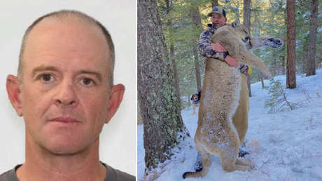 FOTO: Un asaltante al Capitolio de EE.UU. posa con un puma cazado a tiros y se enfrenta al arresto domiciliario