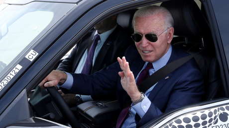 Biden bromea con atropellar a una reportera que le preguntó sobre el conflicto entre Israel y Palestina