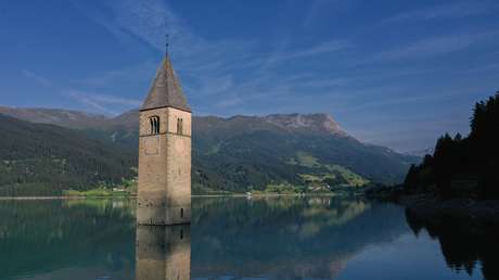 Resurge en Italia un pueblo que estuvo sumergido en el fondo de un lago durante más de 70 años