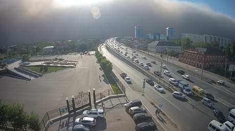 VIDEO: Una fuerte tormenta de arena envuelve una ciudad rusa en unos minutos
