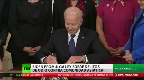 Biden promulga una ley contra los delitos de odio hacia la comunidad asiática